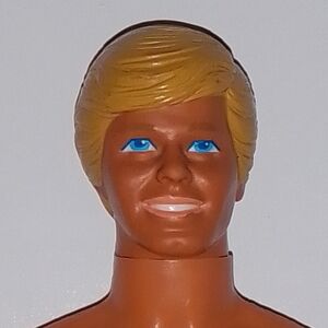 Vintage Nude Ken Doll with Blonde Hair and Blue Eyes